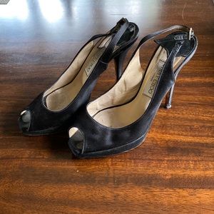 Jimmy Choo Satin Slingback Pumps - 38